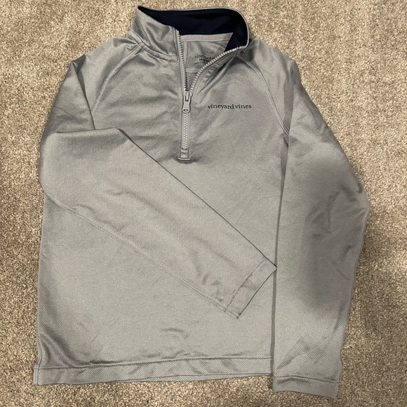 Vineyard Vines Kids Performance Quarter Zip - Picture 3 of 4